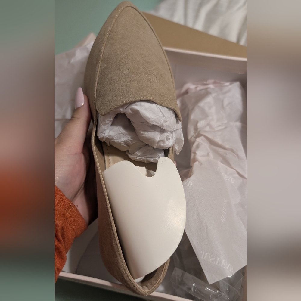 JustFab Classic Beige Loafers